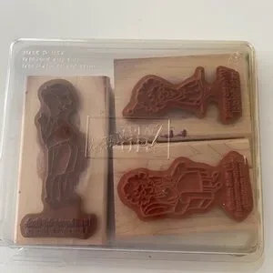 Stampin' Up! | Art | Stampin Up Retired Golden Oldies Wood Mounted ...